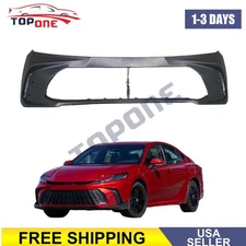 For 2025 Toyota Camry SE Primed Front Bumper Cover W/o Sensor Holes