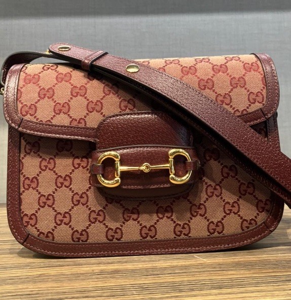 GUCCI バッグ Gucci Horsebit 1955 Wine color bag shoulder bag handbag - BNWT