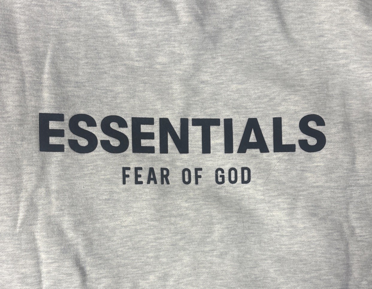 Authentic Fear of God Essentials  Sweater Hoodie light Oatmeal Size Large Men thumbnail 9