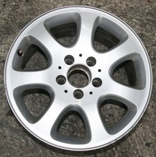 1 x Alufelge 16 Zoll Alu Original Mercedes f&uuml;r  C Klasse CLK  5x112 ET 32