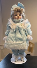 NWT Vintage Franklin Mint Heirloom 16" Doll Victorian child doll
