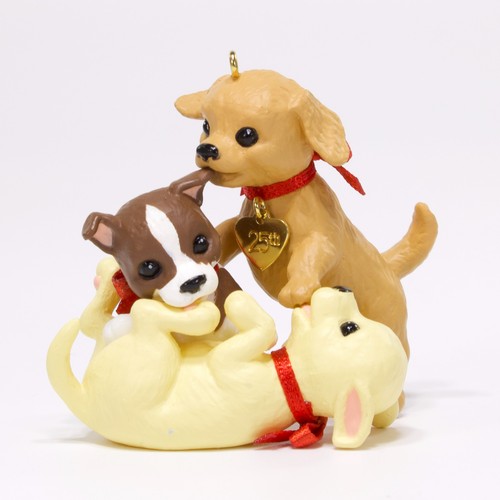 Hallmark Puppy Love 2015 adorno 25 aniversario exclusivo para miembros en caja - Imagen 12 de 20