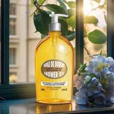 Almond Cleansing Softening Shower Oil by L'occitane for - 16.9 oz Shower Oil US