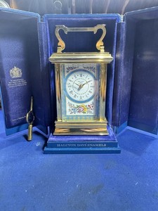 Halcyon Days エナメル置時計 Halcyon Days Enamel Clock | eBay