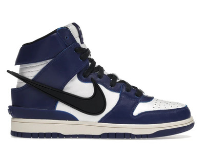 Brand New Nike Dunk High AMBUSH Deep Royal 529375 Size 9.5 SHIPS FAST
