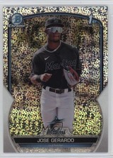 2023 Bowman Chrome Prospects Speckle Refractor /299 Jose Gerardo #BCP-195 1d0h