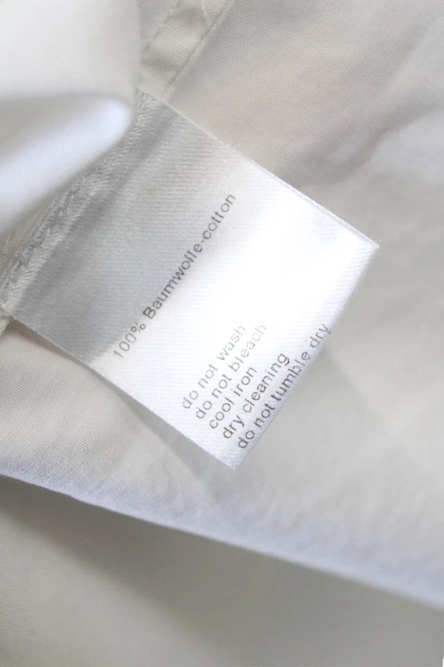 Camisa Akris Punto Mujer Manga 3/4 Cuello en V Blanca Algodón Talla 8 Foto 4 de 4