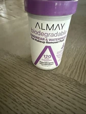 Almay Biodegradable Longwear & Waterproof Eye Makeup Remover Pads 120 Ct