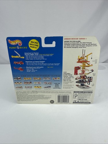 Planet Micro Gold Special Collector Edition Hot Wheels Urban Rescue Series 1 - Picture 11 of 12