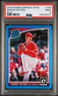 2018 Panini Donruss Optic Shohei Ohtani #176 Rated Rookie BLUE #/149 PSA 9