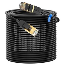 Cat 8 Ethernet Cable, 350FT High Speed Heavy Duty 26AWG Cat8 LAN Network Cable 4