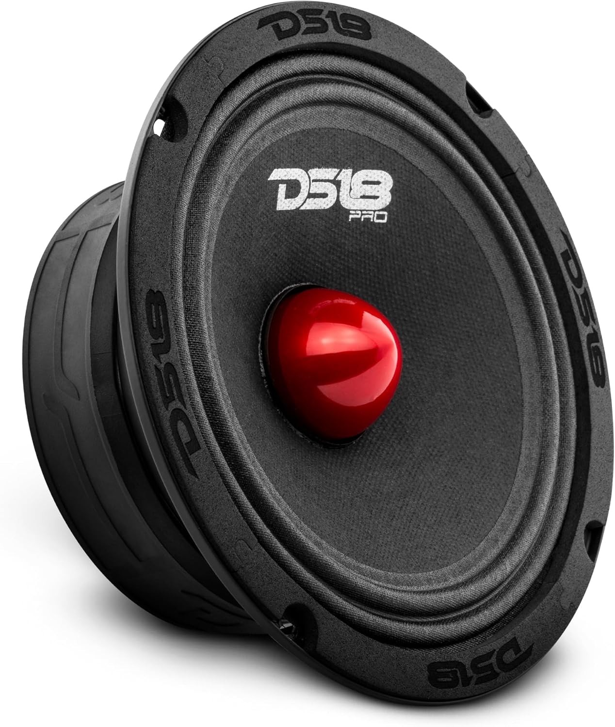 Midrange car speaker red aluminum bullet premium audio