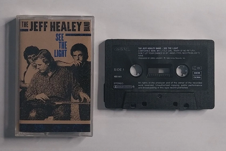 The Jeff Healey Band See The Light Cassette (1988) Arista 409 441 - Image 1 of 1