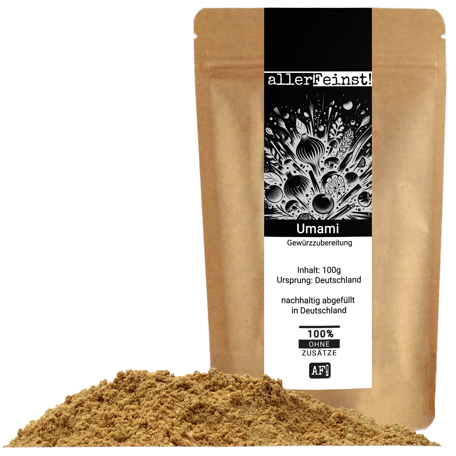 Umami preparación de especias sin glutamato picante especia integral 100 g