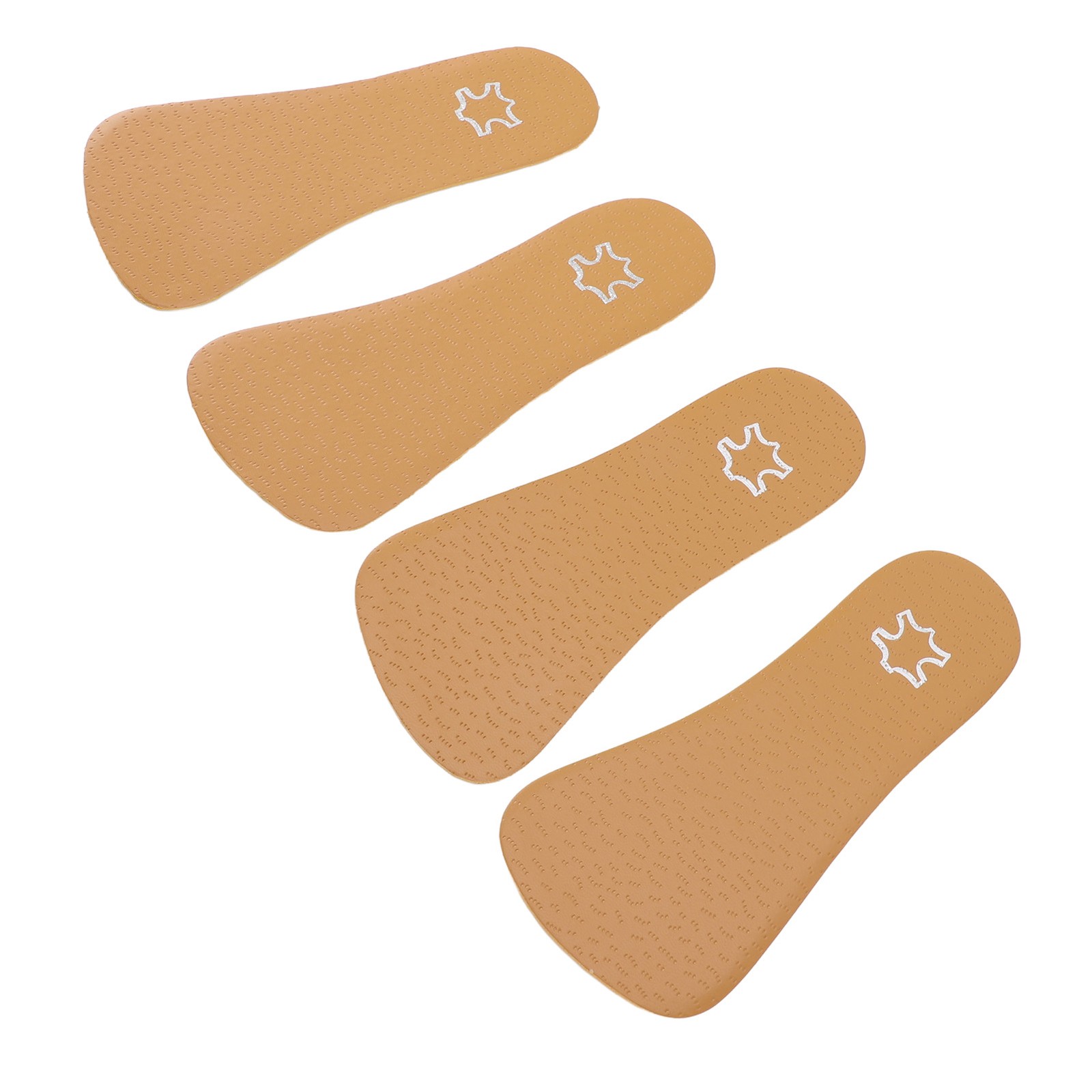 Arch Support Shoe Inserts 2 Pairs Brown Convenient Use 3/4 Orthotics Insoles