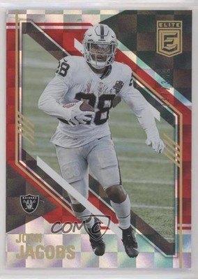 2021 Panini Donruss Elite Red 237/399 Josh Jacobs #37 7bt