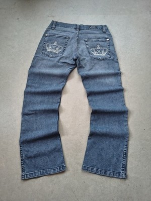 Victoria Beckham Boot Cut Flared Jeans Denim size 29 Y2k Berlin Zahide Style 