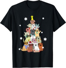 Ugly Christmas Sweater Dog Tree - Christmas Cats Gift T-Shirt