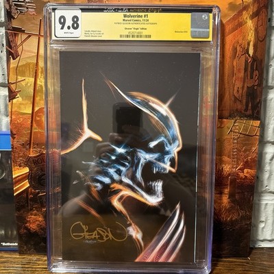 WOLVERINE #1 CGC 9.8 SIG GLEASON ADAMANTIUM 1:100 VIRGIN VAR