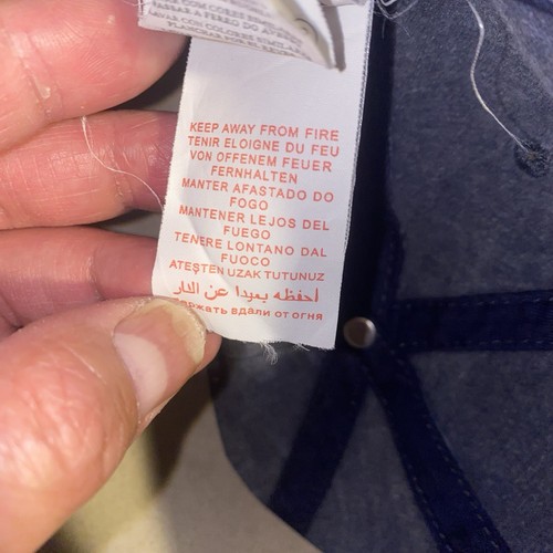 Vintage Levi's Red Tab Baseball Hat Cap Strauss Fine Clothiers SF CA Patch Rare - Picture 13 of 15