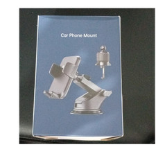 Universal Black Car Phone Mount, Suction Cup ...