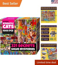 1000-Piece Cat-Themed Jigsaw Puzzle for Adults - Creative Relaxation Gift