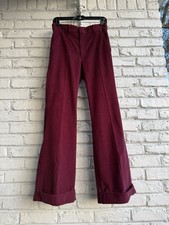 Vintage Levi  s Panatela Corduroy Bell Bottom Pants - Burgundy 30x31.5
