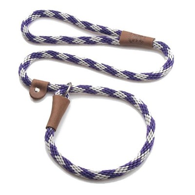 Mendota Dog Leash British Style Slip Lead, Amethyst,  4, 6 Foot Made In USA