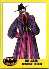 1989 Topps Batman Series 2 - The Joker Costume Design
