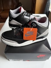 Air Jordan 3 ‘Black Cement’ - UK 8.5 - BRAND NEW 🔥