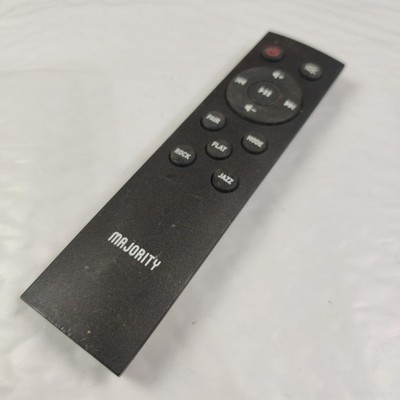 Majority Bowfell BOW-BAR-BLK Remote Control For Sound Bar Audio Speaker System