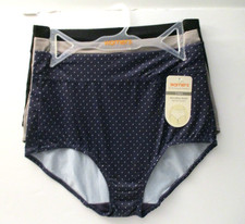 Warners brief panties no pinching no problems microfiber 3 pair size M/6