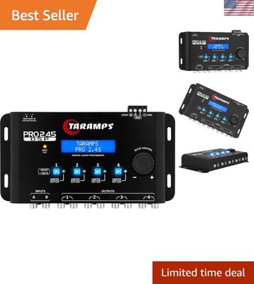 Pro 2.4S DSP Crossover full Digital Signal Processor and Equalizer with seque...