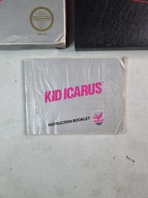 Kid Icarus (NES Nintendo 1987) CIB Instruction Manual & Box Authentic Tested