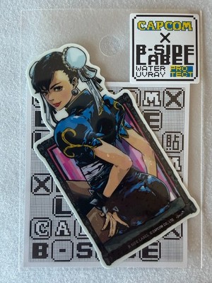 Capcom x B-Side Label Chun-Li Waterproof Sticker US SELLER