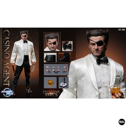 IN STOCK New Soosootoys SST-082 1/6 Casino Agent Wolverine 12" Figure Gift Toy - Picture 3 of 21