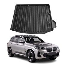 Kofferraumwanne Laderaumwanne für BMW iX3 G08 2020-2024 Gummi TPE Schwarz