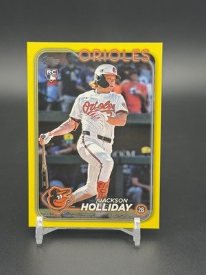 2024 Topps Update Series - Jackson Holliday #US50 Yellow (RC)