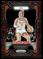 2024-25 Panini Prizm Monopoly WNBA Red Classic Icons Marina Mabrey Connecticut