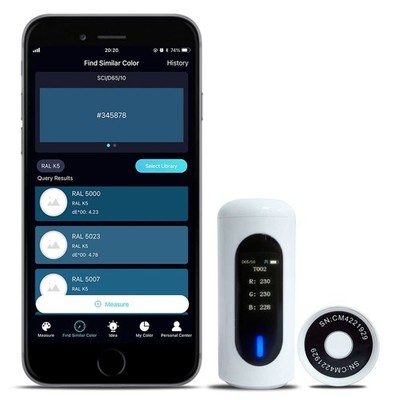 Color Sensor Colorimeter, Supporting Stand-alone and APP, Measuring Lab, RGB,...