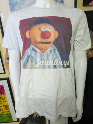 Jauntboys Mascot Yellow Guy Don't Hug Me I'm Scared T Shirt Large XL