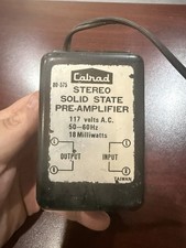 Calrad Solid State Pre-Amplifier Amp-2  Instructions 