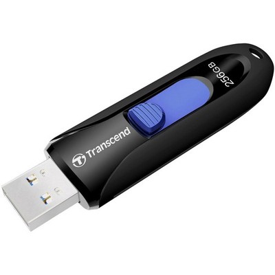 Transcend JetFlash  790 USB-Stick  256 GB Schwarz, Blau TS256GJF790K USB-A (U...