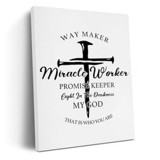 Inspirational Faith Christian Gifts for Women, Men, Coworker MiracleWorker