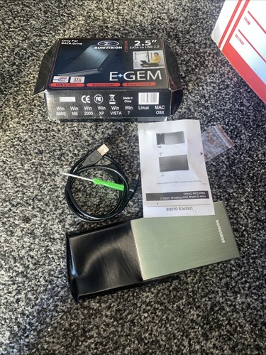 Sumvision E-Gem FX externe USB 3.0 auf 2,5 Zoll SATA Festplatte BOX (Box D)