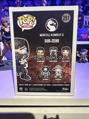 Funko Pop Mortal Kombat – Sub Zero Chase Edition N°251, Neuve