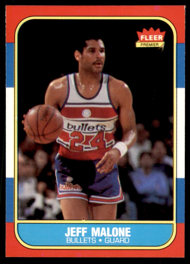 1986-87 Fleer Set Break Jeff Malone Rookie #67 NM-MT or BETTER