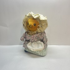 eden toys beatrix potter mrs. twiggy winkle hedgehog plush toy 70s 9 inch