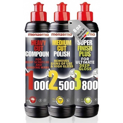 menzerna Polishing Set 8oz HCC1000 MCC2500 3800