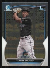 2023 Bowman Chrome Prospects #BCP72 Yoffry Solano